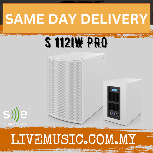 SE Audiotechnik S 112i Active Subwoofer With DSP - White (S-112iW S112iW)