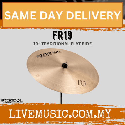 Istanbul Agop FR19 19" Traditional Flat Ride Cymbal ( FR-19 / FR 19 )