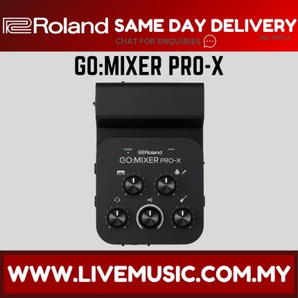 Roland GO:MIXER PRO-X Audio Mixer for Smartphones (GO MIXER PRO X / GOMIXER PROX)