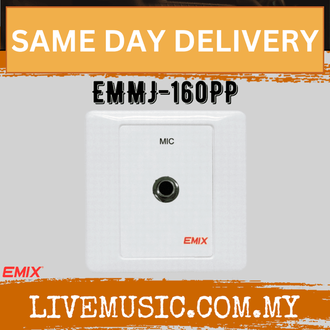 EMIX EMMJ-160PP Microphone Socket Panel ( EMMJ 160PP / EMMJ160PP )