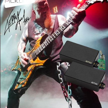 EMG KFK Set Kerry King Active Humbucker Guitar Pickup Set - Black