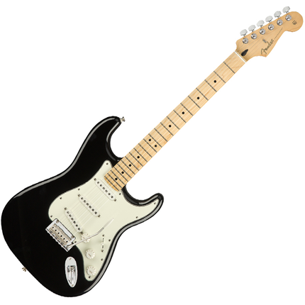 Fender Player Stratocaster Electric Guitar, Maple Fretboard - Black