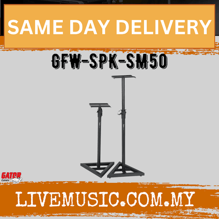 Gator Frameworks GFW-SPK-SM50 Studio Monitor Stand (Pair) (GFWSPKSM50/GFW SPK SM50)