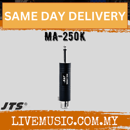 JTS MA-250K Low to High Impedance Matching Transformerr For Microphone ( MA 250K MA250K)