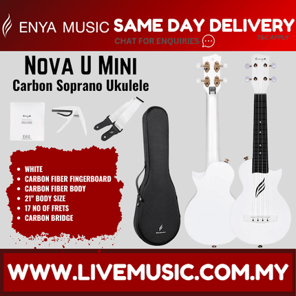 Enya Nova U Mini 21" Soprano Ukulele - ( NOVA-U / NOVAU )