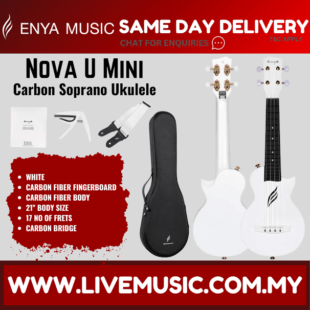 Enya Nova U Mini 21" Soprano Ukulele - ( NOVA-U / NOVAU )