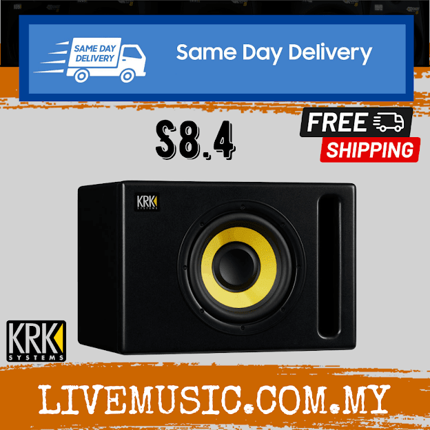 KRK S8.4 8 Inch Subwoofer (S-8.4/S 8.4)
