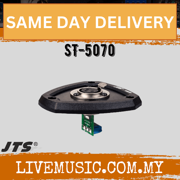 JTS ST-5070 3pin XLR universal gooseneck shockmount plate (ST5070 ST 5070)