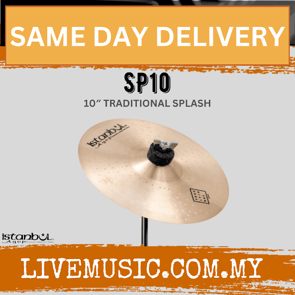 Istanbul Agop SP10 10" Traditional Splash Cymbal (SP 10/SP-10)