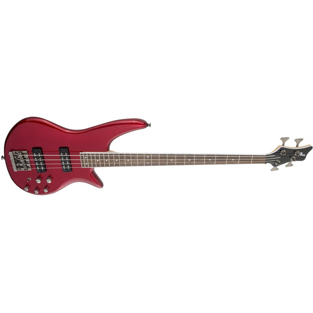Jackson JS Series Spectra JS3 Bass Guitar, Laurel Fretboard - Metallic Red (JS-3/JS 3)