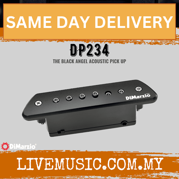 DiMarzio DP234 The Black Angel Acoustic Guitar Pickup (DP 234/DP-234)
