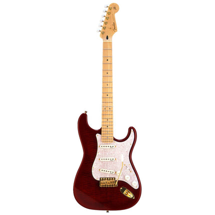 Fender Japan Ritchie Kotzen Stratocaster Electric Guitar, Maple Fretboard with FREE Gig Bag - Transparent Red Burst
