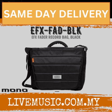 MONO Classic Fader Messenger Bag - Black (EFX-FAD-BLK)
