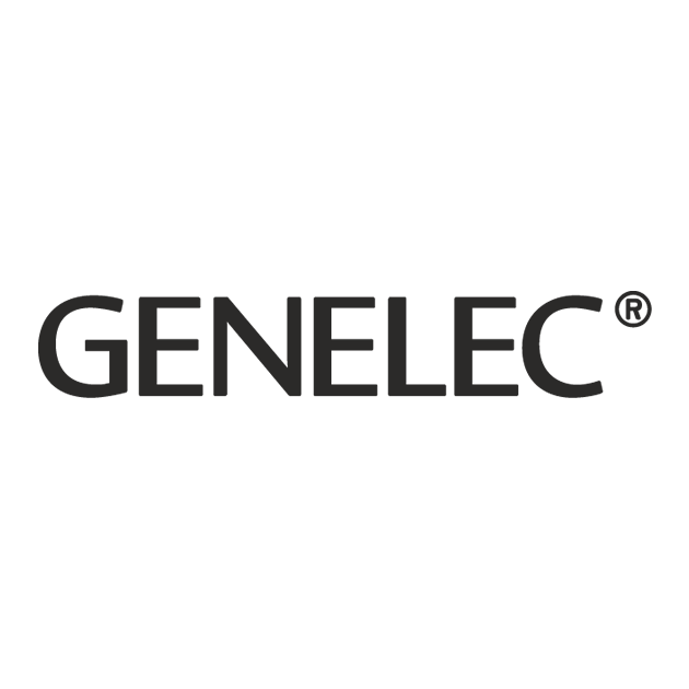 GENELEC logo on green background