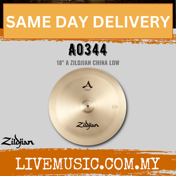 Zildjian A0344 18" China Low Cymbal (A0344)