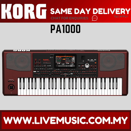 Korg Pa1000 61-keys Professional Arranger with Adapter (Pa-1000)