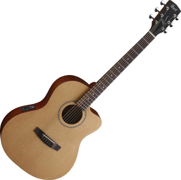 Cort Jade1E - Acoustic Guitar with Gig Bag - Natural Open Pore (Jade 1E/Jade-1E)