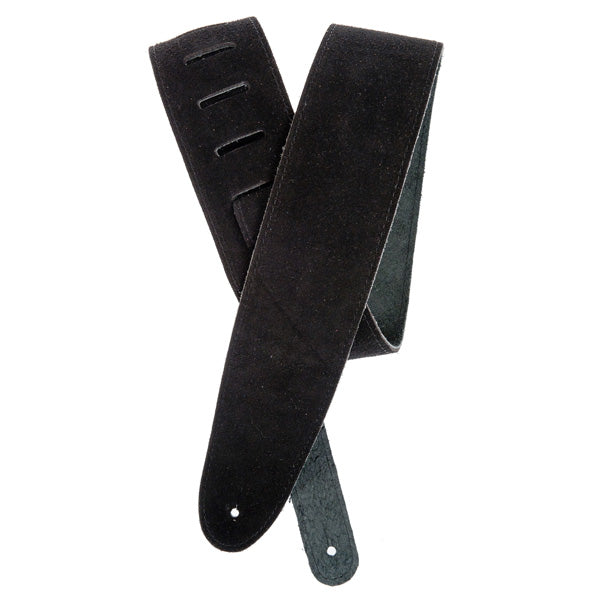 Fender 2inch Reversible Suede Guitar Strap - Black/Gray