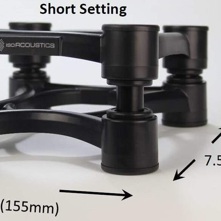 IsoAcoustics ISO-155 Studio Monitor Acoustic Isolation Stand - Pair ( ISO155 / ISO 155 )