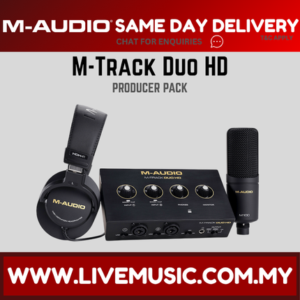 M-Audio M-Track Duo HD Producer Pack