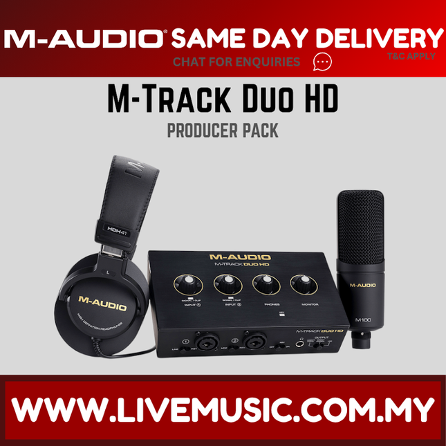 M-Audio M-Track Duo HD Producer Pack
