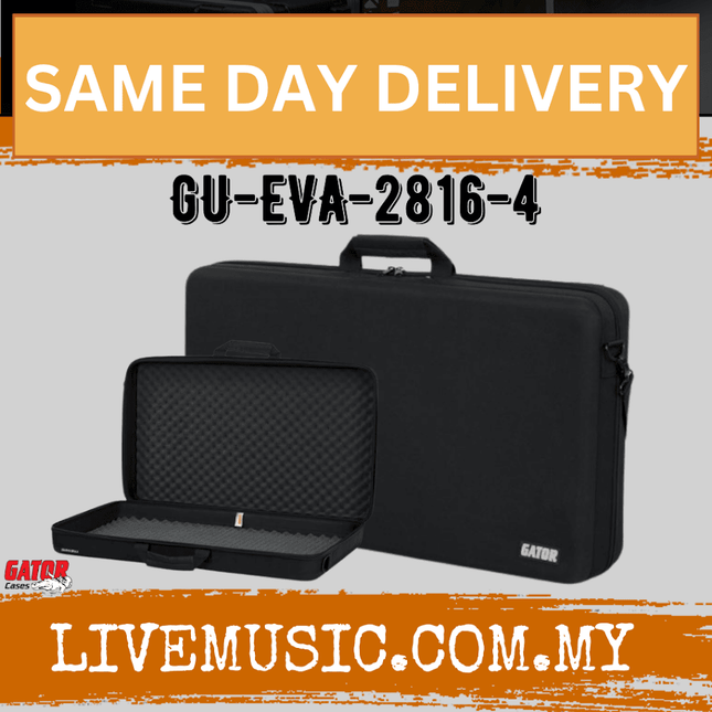 Gator GU-EVA-2816-4 Large EVA DJ Controller Case (GUEVA28164/GU EVA 2816 4)