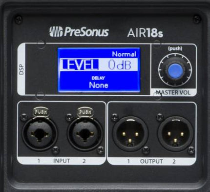 PreSonus AIR18s 1200W 18" Powered Subwoofer Active PA Subwoofer (AIR 18S / AIR-18S)