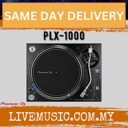 Pioneer DJ PLX-1000 Professional Turntable - Black (PLX1000)