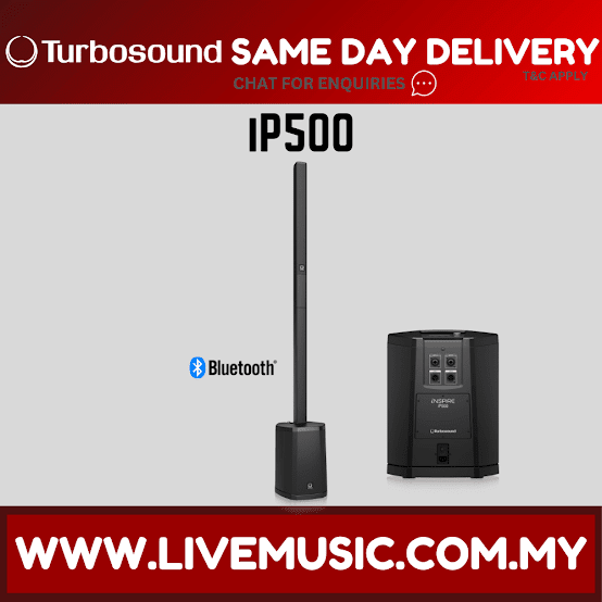 Turbosound iNSPIRE iP500 V2 600W 3-channel Portable Column PA System -Each ( iP500V2 / iP-500V2 / iP 500V2 )