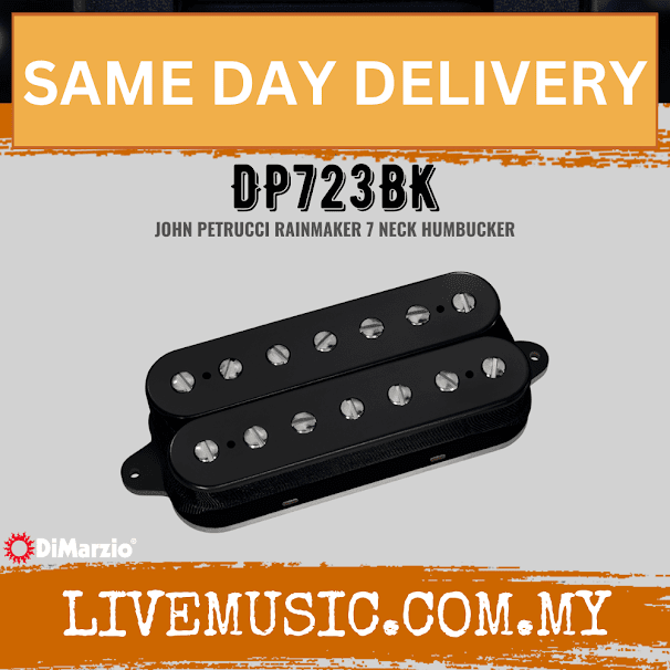 DiMarzio DP723BK Rainmaker 7 Neck Humbucker Guitar Pickup - Black (DP-723BK/DP 723BK)