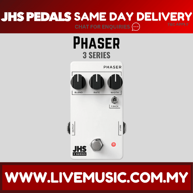 JHS 3 Series Phaser Guitar Effects Pedal