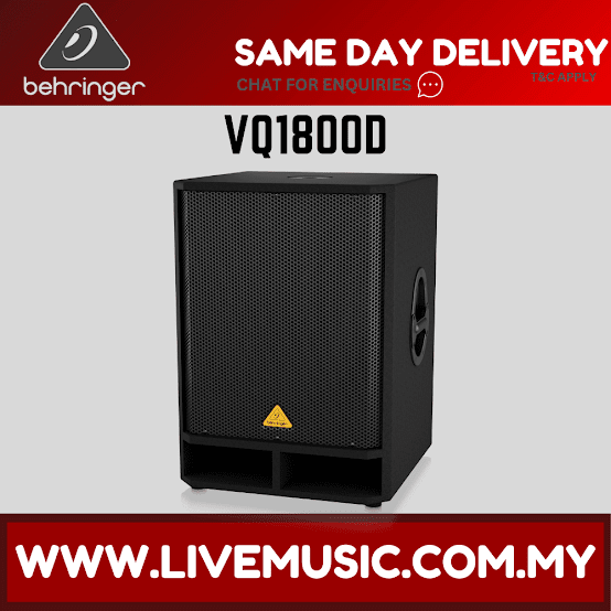 Behringer Eurolive VQ1800D 500-watt 18" Powered Subwoofer ( VQ-1800D / VQ 1800D )