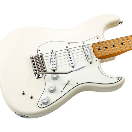 Fender Ed O'Brien EOB Sustainer Stratocaster Electric Guitar, Maple Fretboard - Olympic White