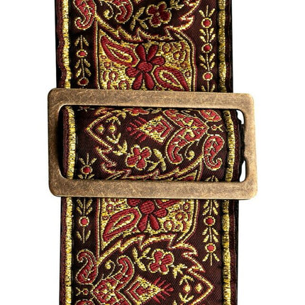 PRS 2 Inch Deluxe Retro Guitar Strap - Burgundy