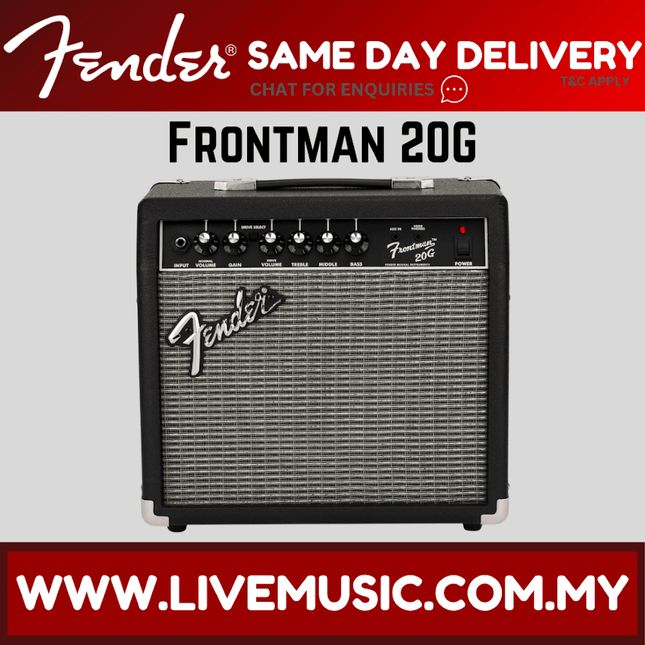 Fender Frontman 20G Guitar Combo Amplifier ( Frontman20G / FM20 / FM20G )