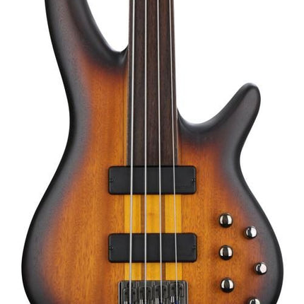 Ibanez SRF700 Workshop Series Fretless 4-Strings Bass Guitar - Brown Burst Flat (SRF700-BBF)