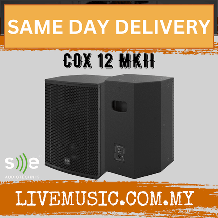 Se Audiotechnik COX 12 MKII Passive Speaker - Black (COX-12 COX12)