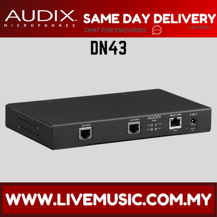 Audix DN43 Dante AES67 Integrated Microphone System Interface (DN4 3/DN4-3)