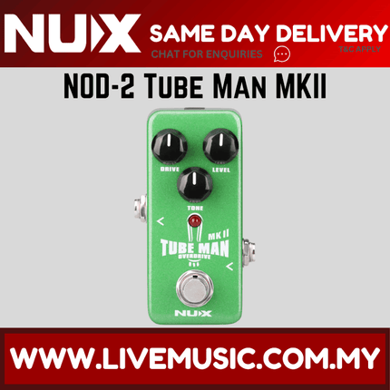 NUX NOD-2 Tube Man MKII - Overdrive Effects Pedal (NOD2)