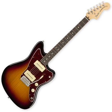 Fender American Performer Jazzmaster Electric Guitar, Rosewood Fretboard with Bag - 3-Tone Sunburst