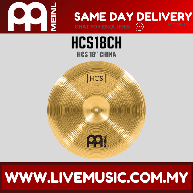 Meinl Cymbal HCS18CH 18 inch HCS China for Drum Set