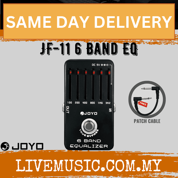 Joyo JF-11 6 Band EQ Electric Guitar Effect Pedal Equalizer ( JF11 / JF 11 )