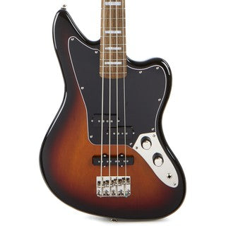 Squier Classic Vibe Jaguar Bass Guitar, Laurel Fretboard - 3-Tone Sunburst