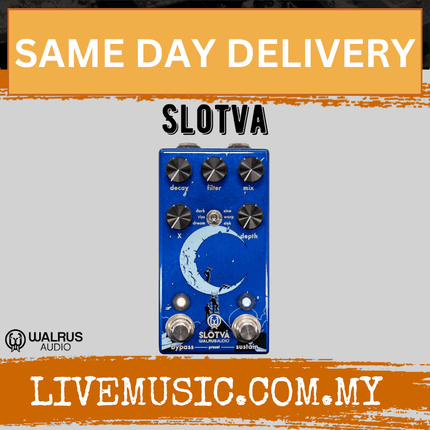 Walrus Audio SLOTVA Reverb Guitar Effects Pedal