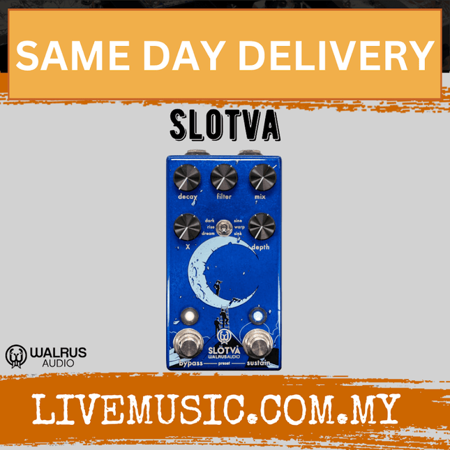 Walrus Audio SLOTVA Reverb Guitar Effects Pedal