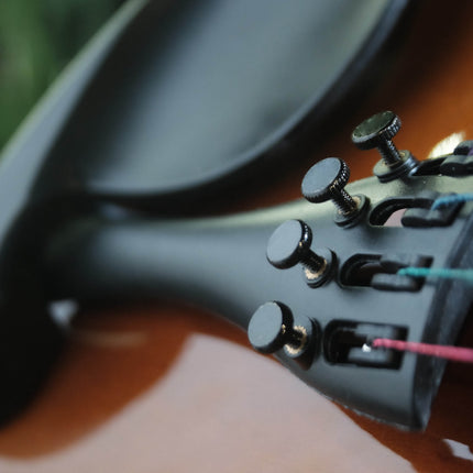 Kadenza V-001D 4/4 Spruce Wood Violin w/HardBag, FB Ebony - ( V001D V 001D )