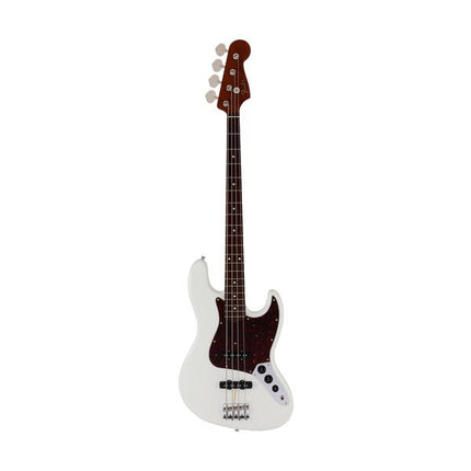 Fender Japan Traditional II 60s Jazz Bass Guitar, Roasted Maple Neck / Rosewood Fretboard - Olympic White