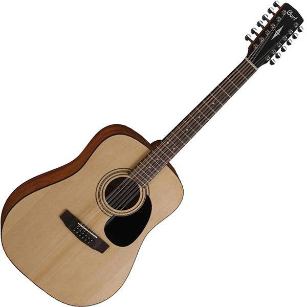 Cort AD810-12E - 12 String Acoustic Guitar with Gig Bag - Open Pore (AD810 12E/AD81012E)