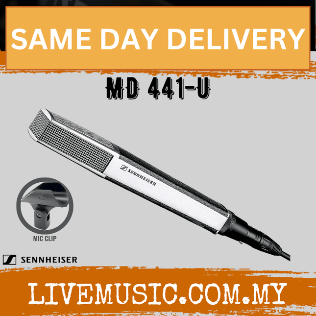 Sennheiser MD 441-U Supercardioid Dynamic Microphone ( MD 441U / MD441 )