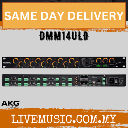 AKG DMM14 ULD Digital Automatic Microphone Mixer with LAN and DANTE Interface (DMM14ULD/DMM14-ULD)